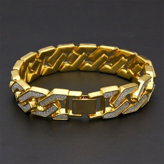 Rhinestone Cuban Bracelet