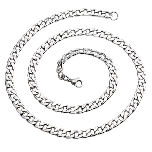 Jeroic™ Staple Stainless Steel Curb Chain Necklace