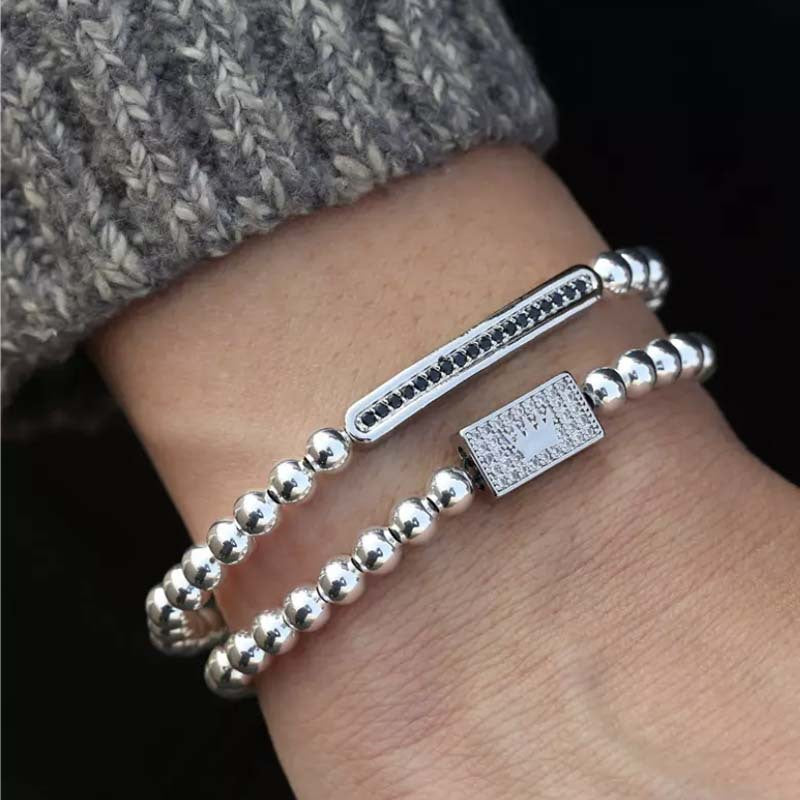 Charm Long Tube Men Bracelet