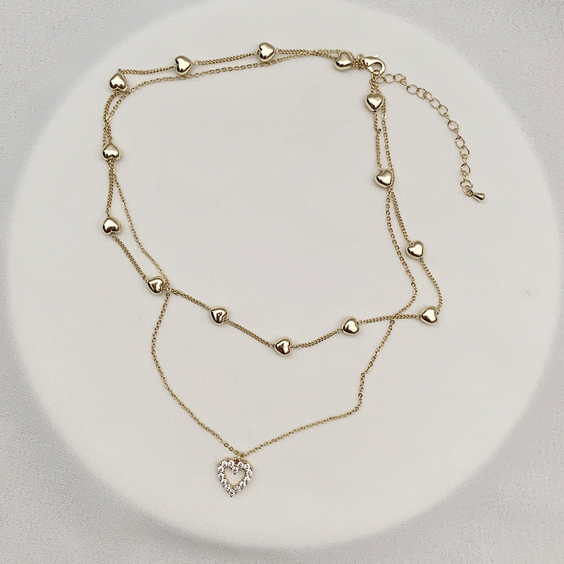 Double Love Layered Necklace