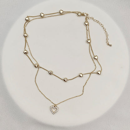 Double Love Layered Necklace
