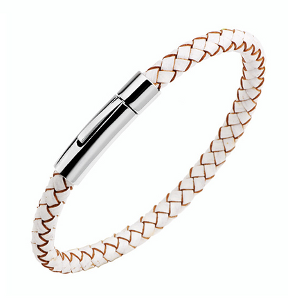 Snake Pattern Genuine Leather Bracelet