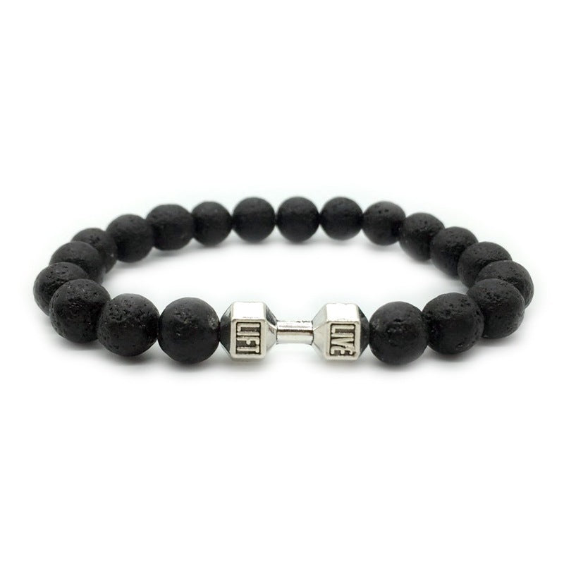 BrawnBeads™ Dumbbell Bracelet