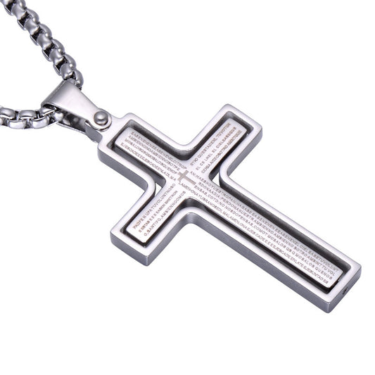 Salvatore Cross Pendant Necklace