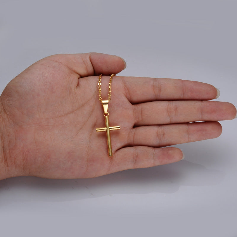 Philip Cross Pendant Necklace