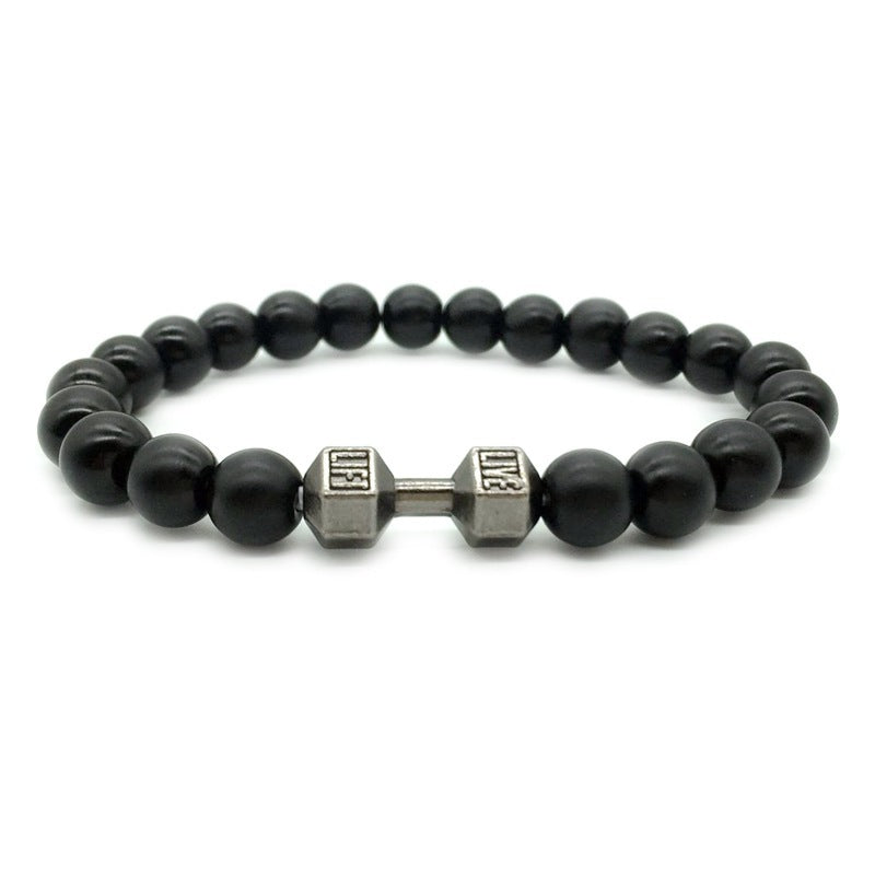 BrawnBeads™ Dumbbell Bracelet