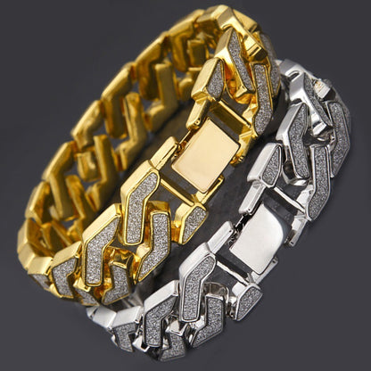 BONI™ Rhinestone Cuban Bracelet