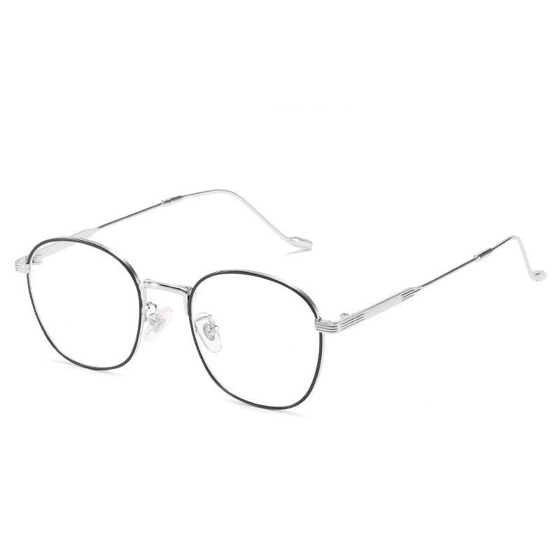 Anti-Blue Light Women Eyeglasses Optical Myopia Metal Glasses Frame Classic Men Retro Computer Eye Glasses