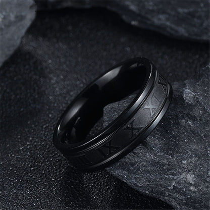 Roman Numerals Ring