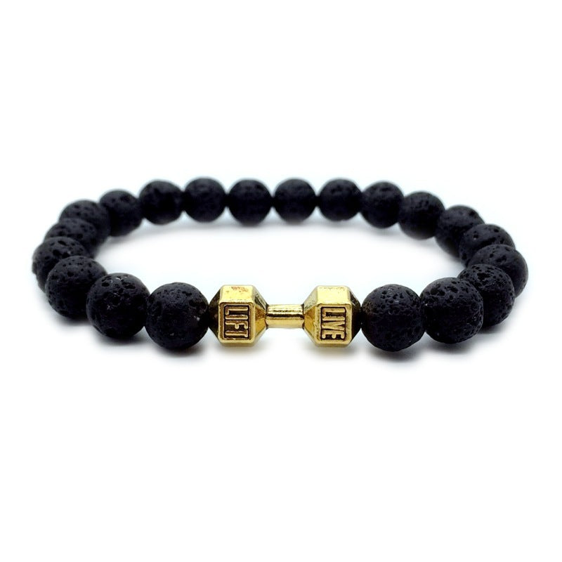 BrawnBeads™ Dumbbell Bracelet