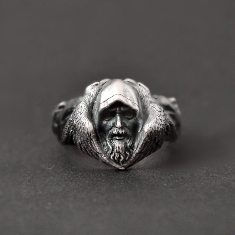 Retro Skull Men Domineering Ring