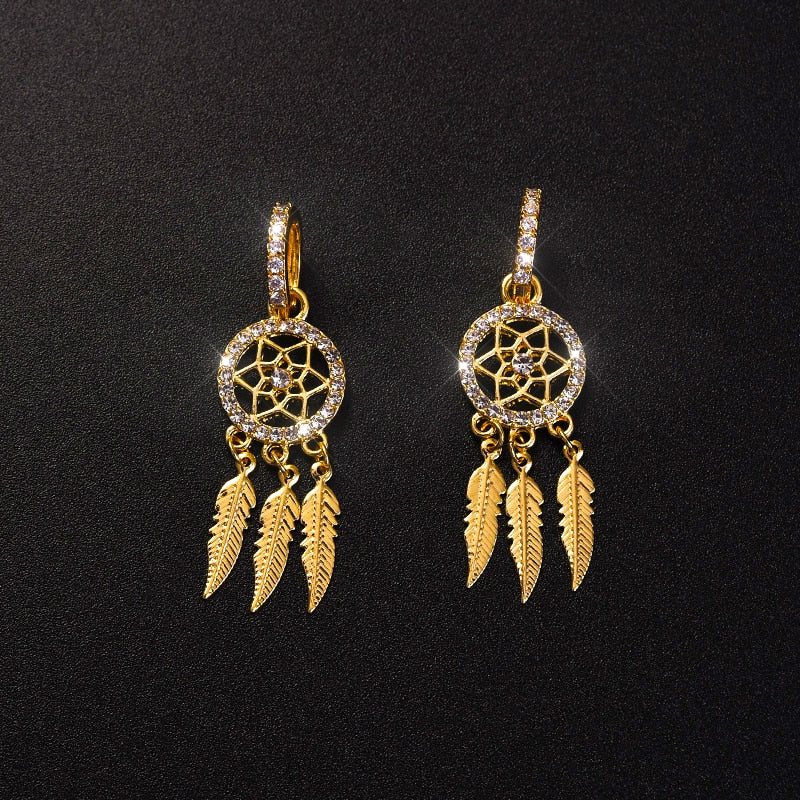 Dreamcatcher Tassel Earrings