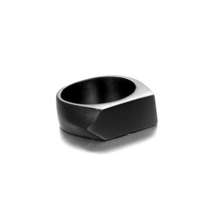 Flat-Top Stainless Steel Ring for Men