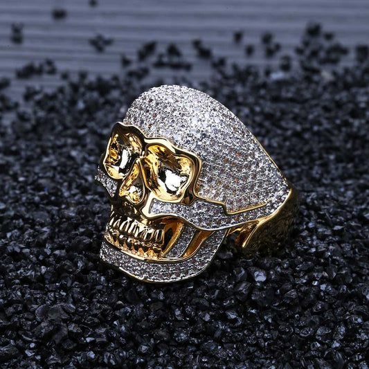 Retro Skull Men Domineering Ring