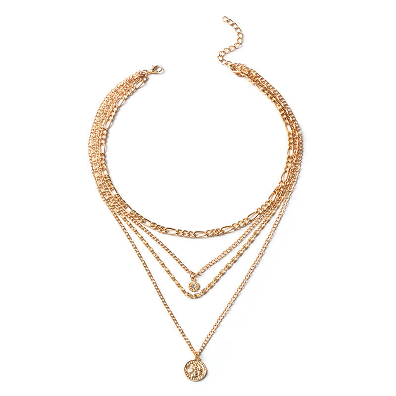 Chunky Golden Layered Necklace