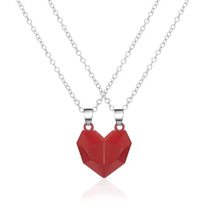 HeartLink™ Couples Magnetic Heart Pendants (2Pcs)