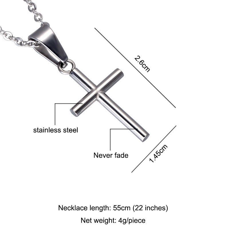 Philip Cross Pendant Necklace