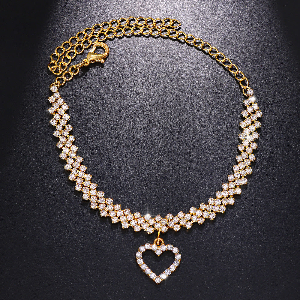 Angelica Rhinestone Anklet