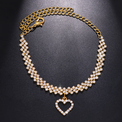 Angelica Rhinestone Anklet