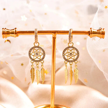 Dreamcatcher Tassel Earrings