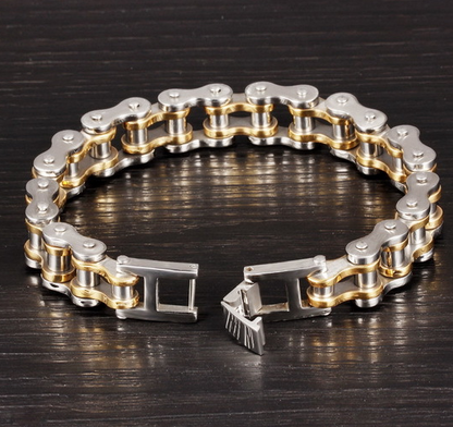 Punk Rock Bicycle Chain Bracelet