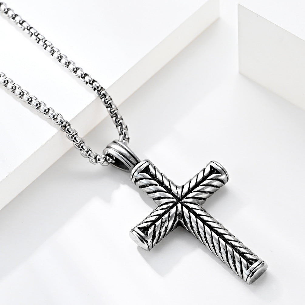 Diego Cross Pendant Necklace