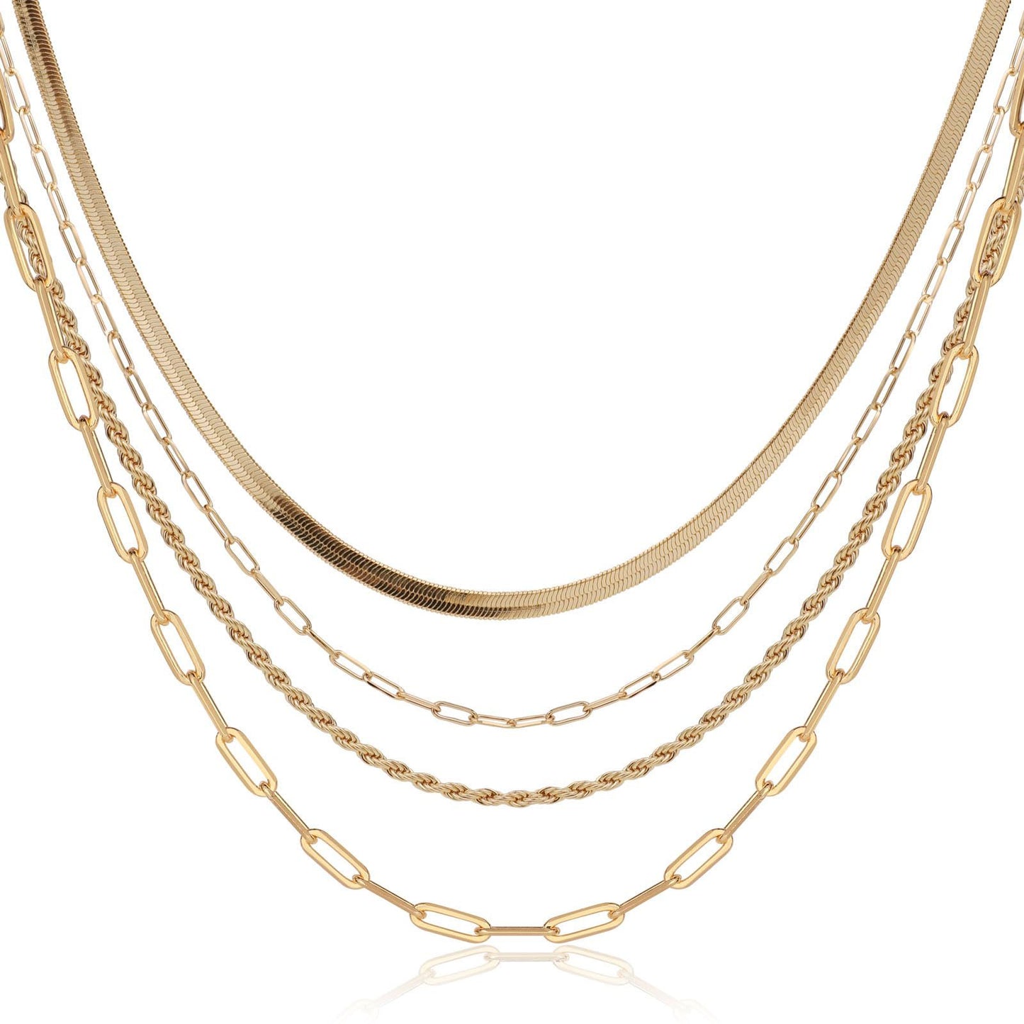 Snakebone Exquisite Layered Necklace