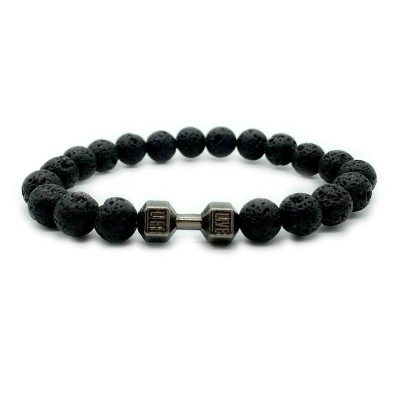 BrawnBeads™ Dumbbell Bracelet