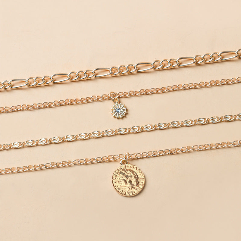 Chunky Golden Layered Necklace
