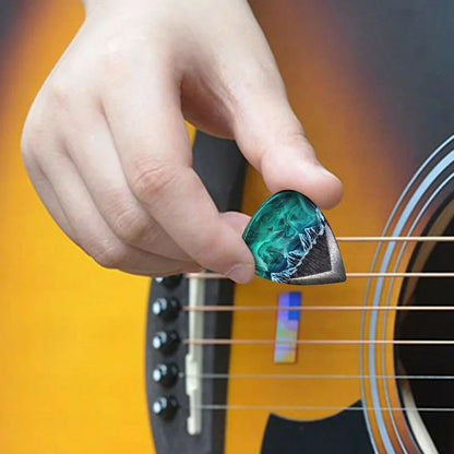 49% OFF - Northern Lights Guitar Pick Necklace