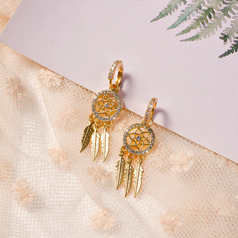 Dreamcatcher Tassel Earrings