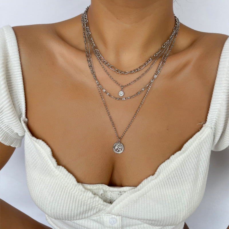 Chunky Golden Layered Necklace