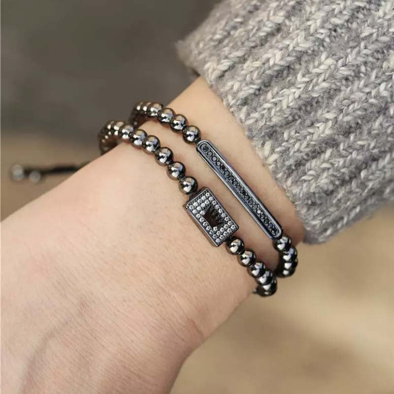 Charm Long Tube Men Bracelet