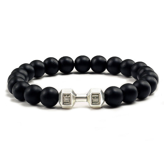 BrawnBeads™ Dumbbell Bracelet