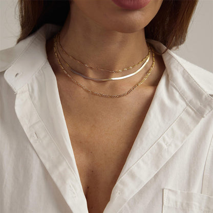 Snakebone Exquisite Layered Necklace