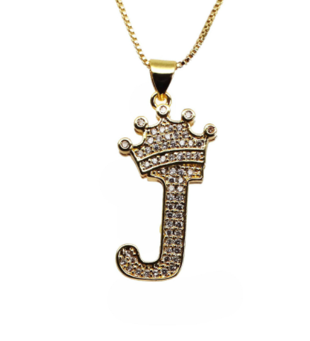 Iced Initial Necklace