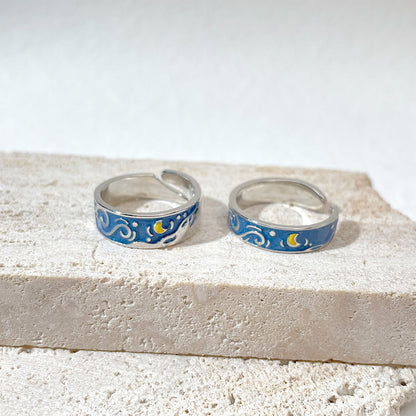 Van Gogh Couple Ring