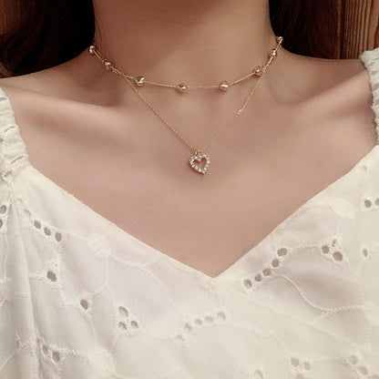 Double Love Layered Necklace