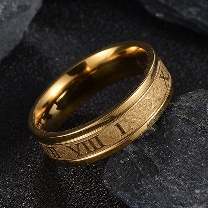 Roman Numerals Ring