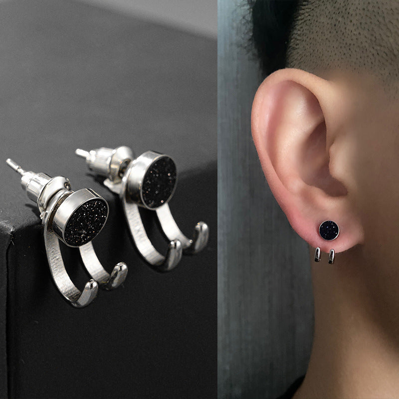 925 Silver Men's Earring