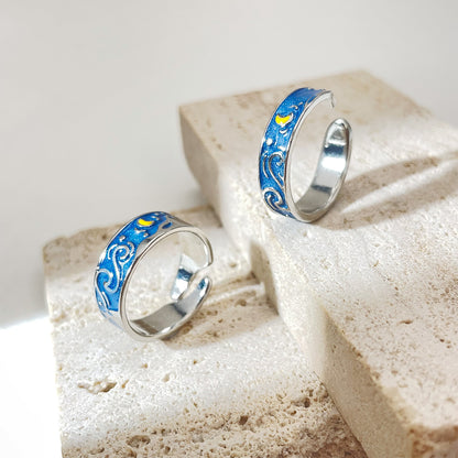 Van Gogh Couple Ring