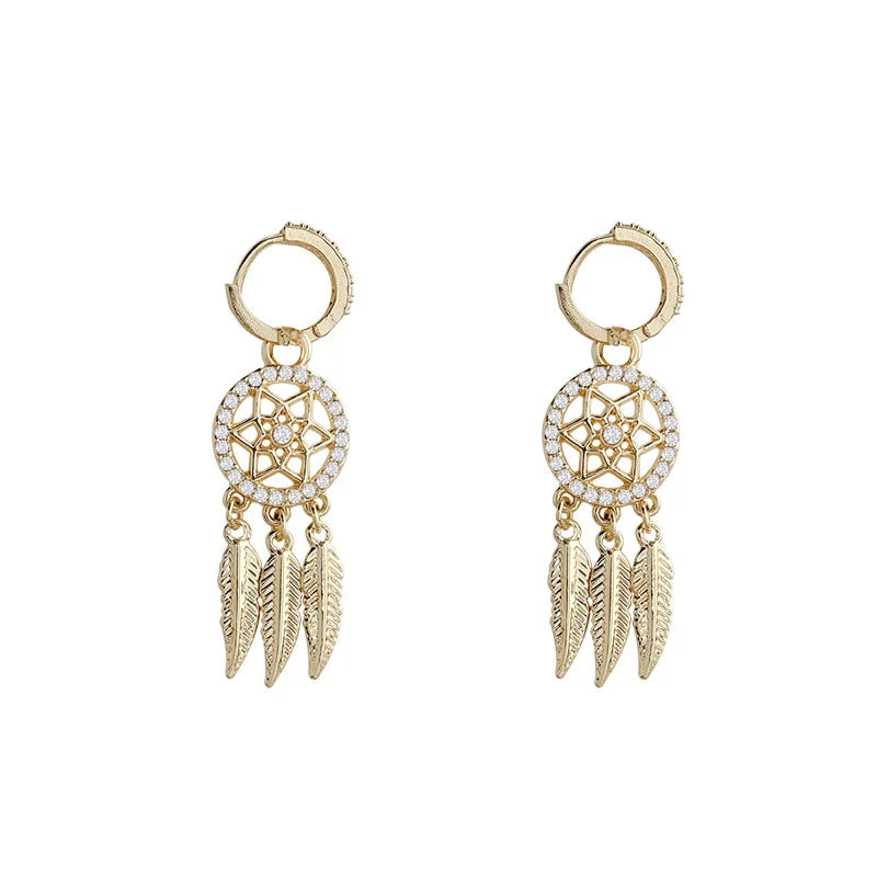 Dreamcatcher Tassel Earrings