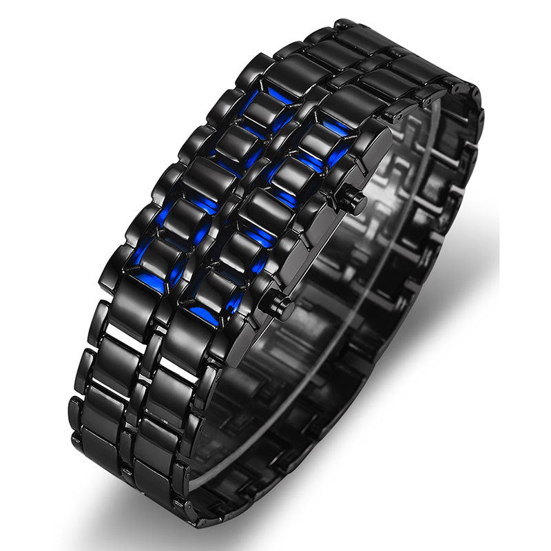 LED Digital Stainless Steel Watch