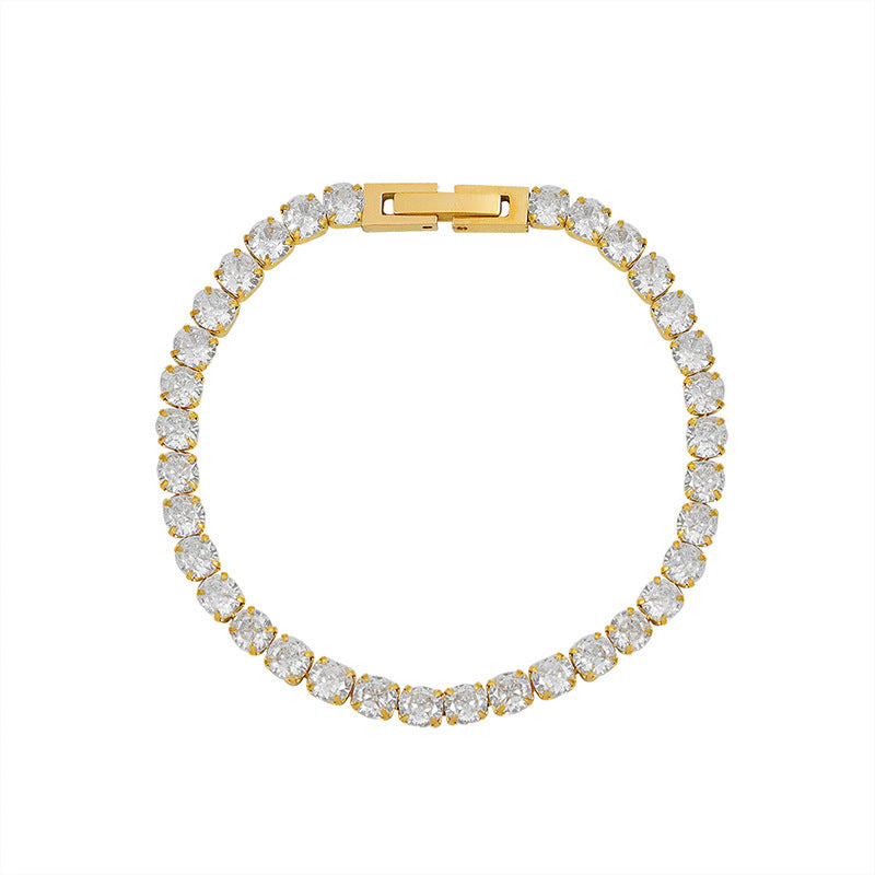 Fully-jewelled Zircon Bracelet