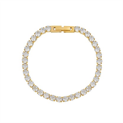 Fully-jewelled Zircon Bracelet