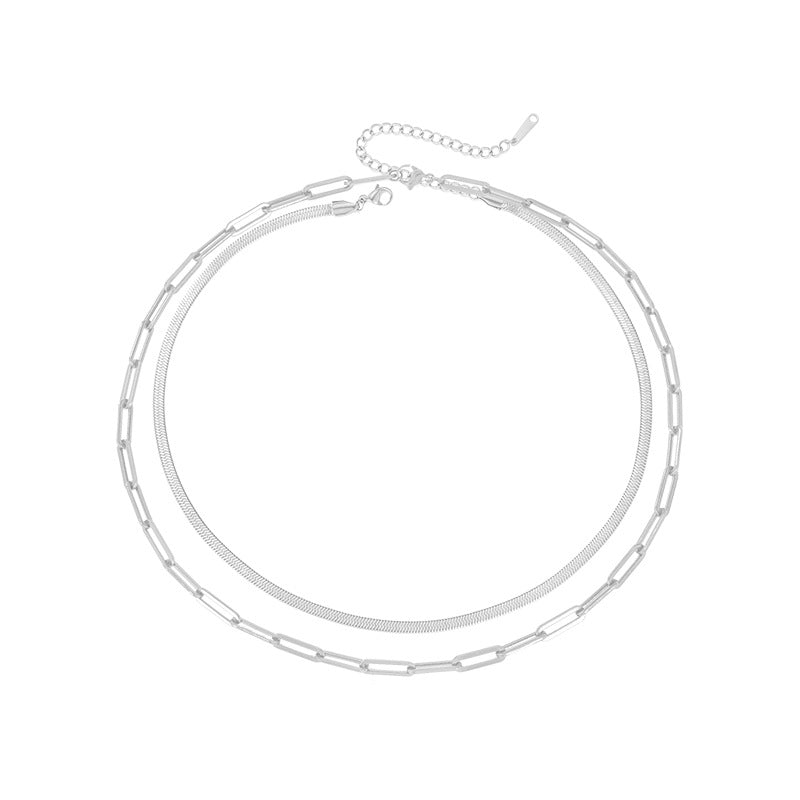 Alicia Simple Layered Necklace
