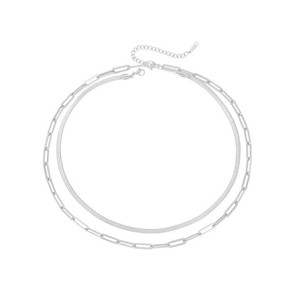 Alicia Simple Layered Necklace