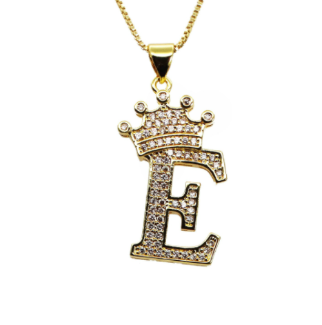 Iced Initial Necklace