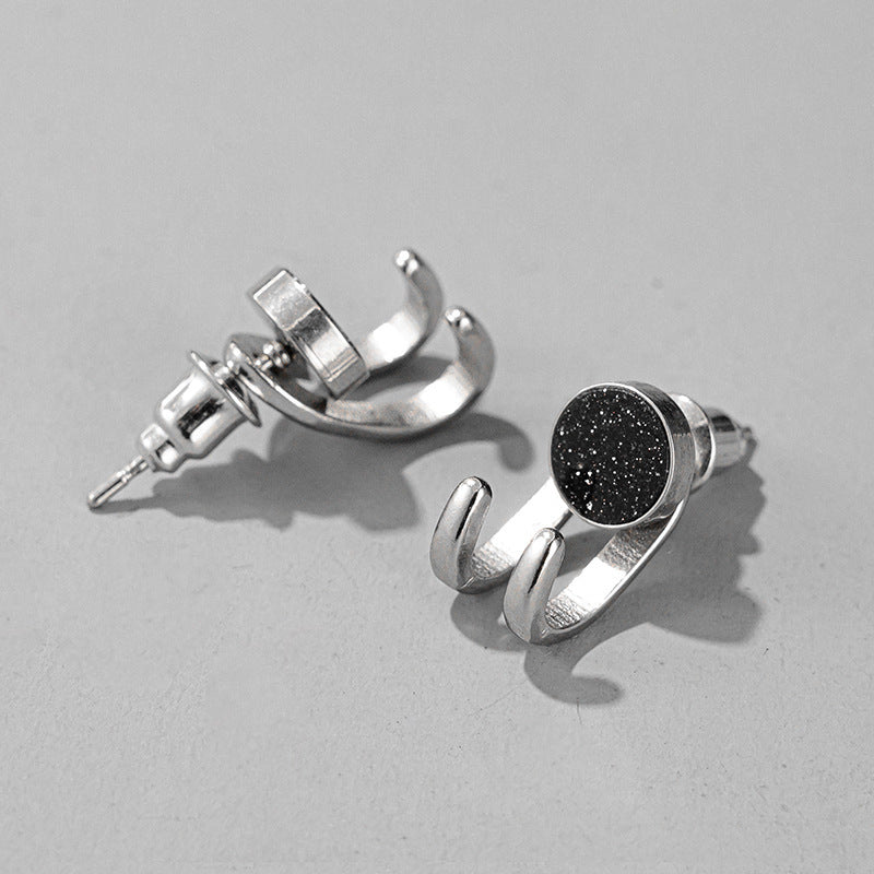 925 Silver Men's Earring