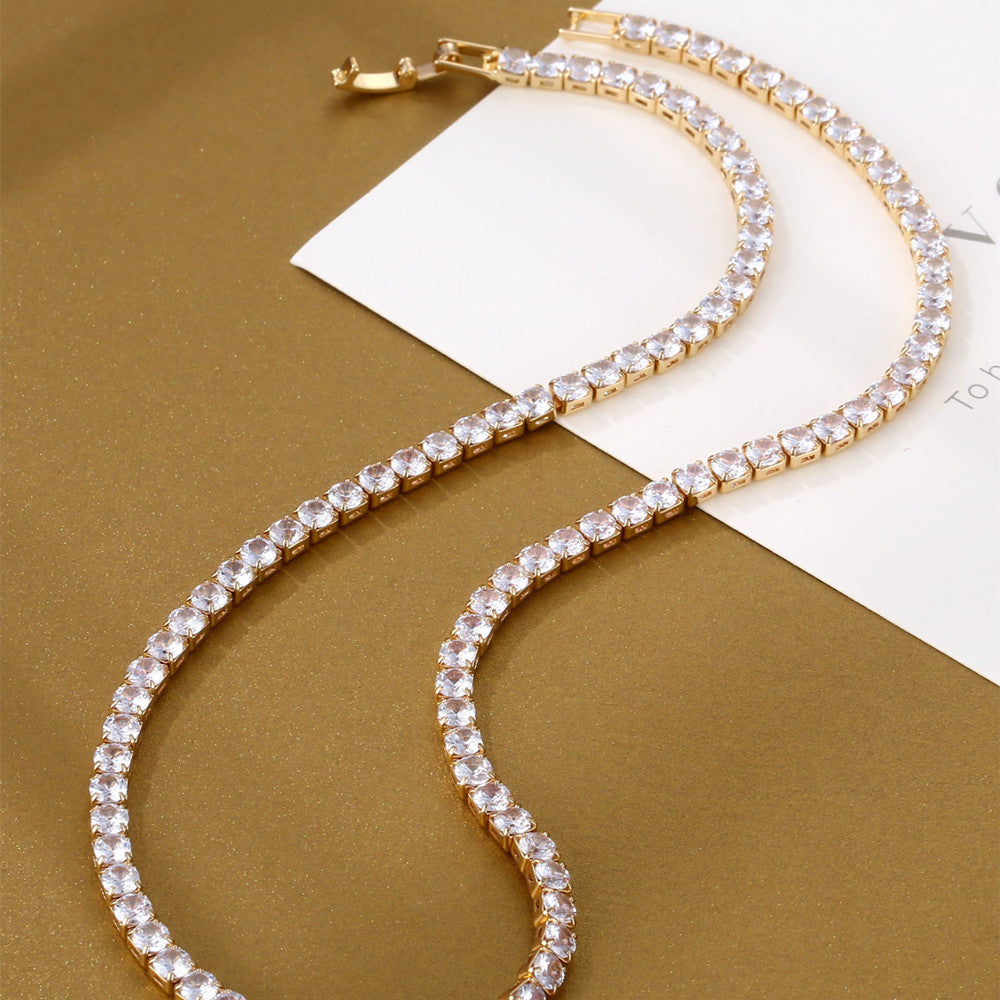 BONI™ Zirconia Tennis Chain Necklace + Free Matching Bracelet